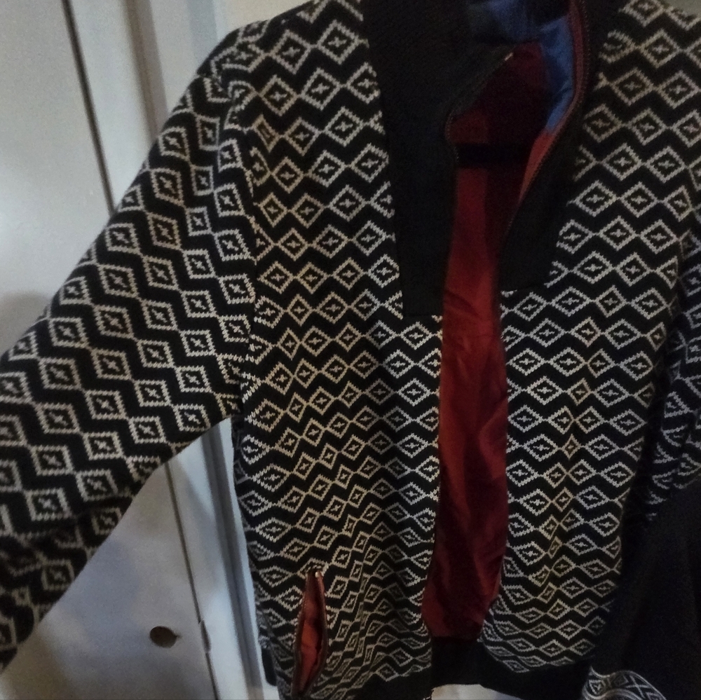 Nautica Red Navy Outerwear y2k Boating Nantucket L XL Men Or Womwns